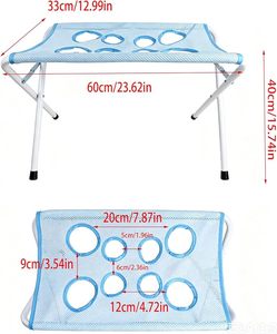 Foldable Metal Pet Grooming <b>Table</b> Dog <b>Bath</b> Stand Anti Scratch Anti Bite Hammock Bed for Bathing - Product Image 4