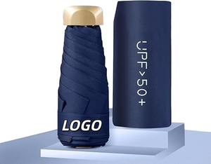 Paraguas de Bolsillo de Doble Uso para Adultos - Manual, con Panel Grueso, Mini, Ligero, para Publicidad, Regalos Empresariales, Logotipo Personalizado, Estilo Americano - Product Image 1