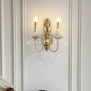 Nordic Luxury Crystal LED <b>Wall</b> Lamp for Bedroom Living Room Corridor Hotel Loft Villa Home Decoration Art Creative <b>Sconce</b> - Product Image 1
