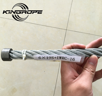 12mm 22mm 32mm 42mm GOST3081-80 6x19S+IWRC Tali Kawat Baja untuk Pengangkatan dan Penarikan Teknik Ladang Minyak