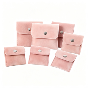 Pochette de voyage personnalisée antistatique multicolore en velours pour bijoux, colliers, boucles d'oreilles et bagues - Product Image 4