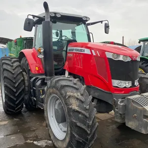 Traktor Massey Ferguson, Tenaga Kuda Tinggi Traktor 100hp 120hp Roda 4wd dengan Cakram Bajak Harrow