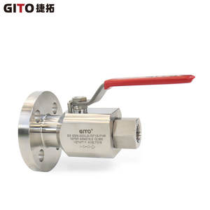 Válvula de bola de brida simple de acero inoxidable 316 de 1/2 pulgada con solenoide/manual, diseño de paso directo SBB para aislamiento de agua, gas y aceite - Product Image 1