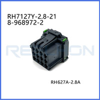 Connecteur Électrique Automobile 12 Broches Série 2.8mm DJ7127Y-2.8-21 Prise pour Lecteur CD de Voiture, Audio, Vidéo, Boîtier de Faisceau de Câbles ECU