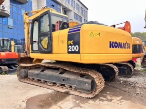 Fabriqué au Japon, excavatrice Komatsu PC200 d'occasion, excavatrice sur chenilles de 20 tonnes, adaptée à la construction routière - Product Image 3
