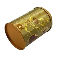 カスタム丸型印刷茶缶梱包箱