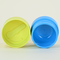 Conteneur cosmétique en plastique mat personnalisé avec logo couleur, emballage unique pour crème, pots pour gommage au sucre et beurre corporel