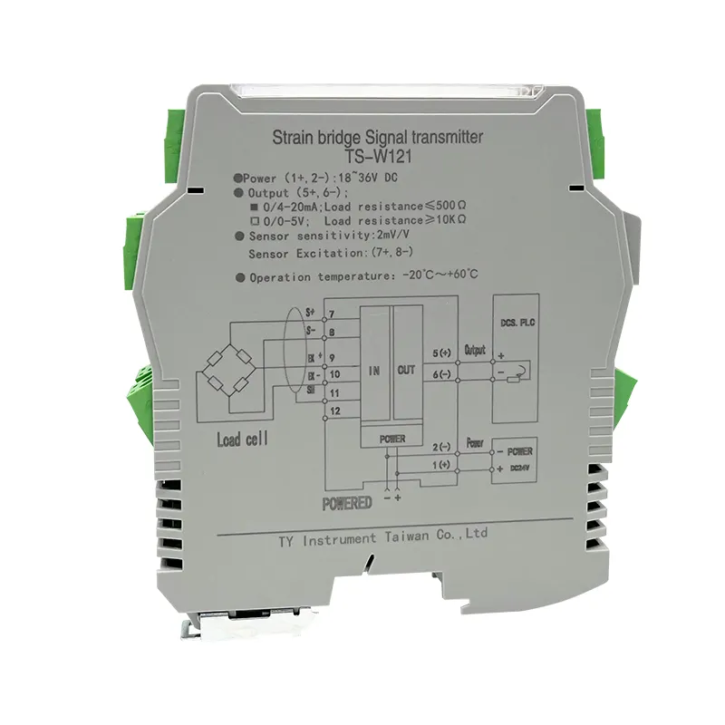 Precisão Peso Transmissor Strain Bridge Force Measurement Load Cell Transmissor Millivolt mV Signal Amplifier 0-20mA 10V