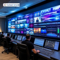 Pantalla de Video LED Micro COB P0.78 P0.9 P1.2 P1.5 de Canbest DM para Sala de Monitoreo de Centros Financieros y Visualización de Datos