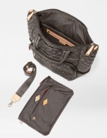 Sac fourre-tout personnalisé en polyester imperméable à fermeture éclair, multi-usages, avec logo imprimé personnalisé, vierge