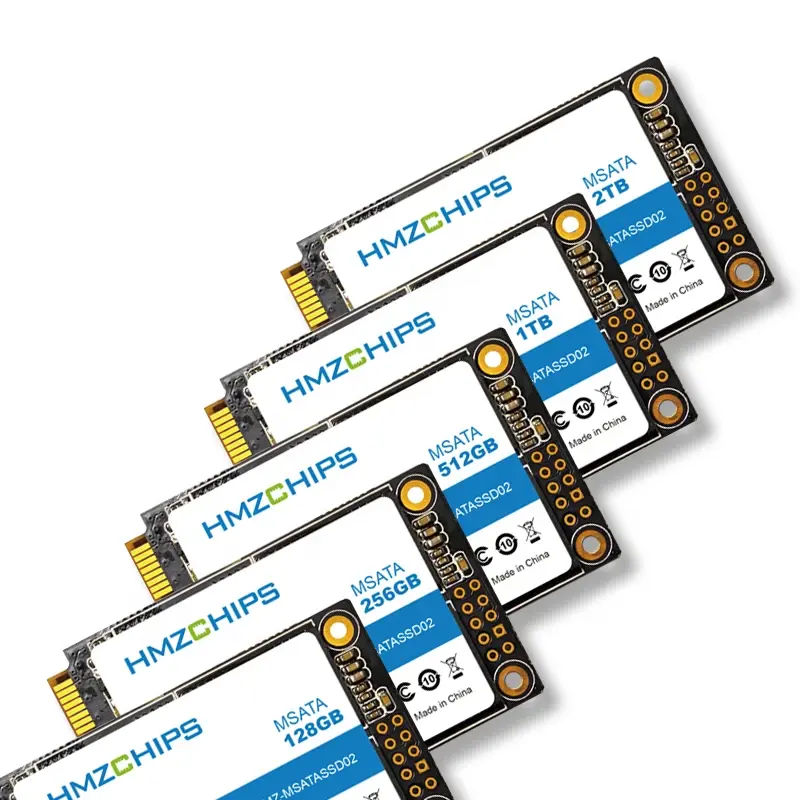 HMZCHIPS precio al por mayor portátil 30*50mm Msata 128GB SSD para Pc portátil Disco Duro Ssd interno 128GB 256GB 512GB Ssd