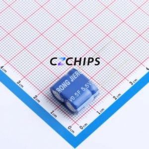 Supercondensateur JRCM5R5504N160814E 16x8.5x14 Condensateur ( Capacité : 0.5F )( Tension nominale : 5.5V ) - Product Image 1