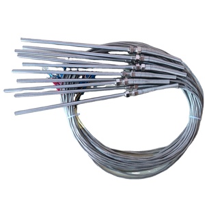 クラスA/BM8温度センサーPT100RTDプローブ<span class=keywords><strong>2</strong></span>線5mm * 150mm、1.5mSS編組ケーブル付き - Product Image 1