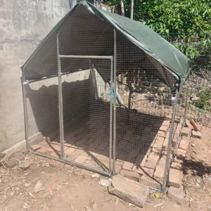 Vente en gros de grande volière en acier galvanisé - Protection UV, imperméable, cage d'élevage de volailles d'extérieur, clôture de sécurité pour ranch - Product Image 3