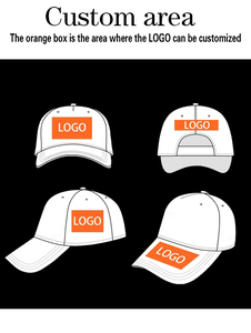 Casquette de baseball ajustable avec logo personnalisé Casquette de camionneur sport unisexe réglable pour hommes et femmes Casquettes de papa Hip Hop à imprimé personnalisé de couleur unie - Product Image 4