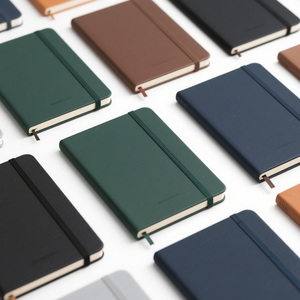 Biểu tượng tùy chỉnh A5 bìa cứng Linen cá nhân máy tính xách tay với bút kinh doanh Tạp Chí Bộ Quà Tặng PP Bìa Chất liệu xoắn ốc may RÀNG BUỘC - Product Image 1