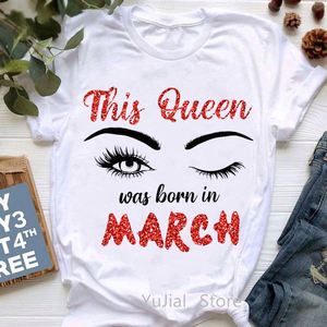 Venta al por mayor letra impresa divertida camiseta dibujos animados pestañas moda verano señora Top lindo patrón mujeres barato más tamaño chica <span class=keywords><strong>camisetas</strong></span> - Product Image 3