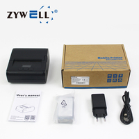 Mini Impresora Térmica de Etiquetas de 3 Pulgadas, Impresora de Recibos POS de 80 mm, 2 en 1, Batería de 2200 mAh, Impresora Portátil de Códigos de Barras