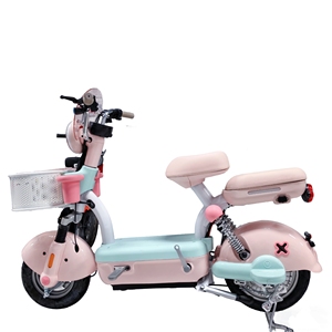 Vente flash Nouveauté Vélos électriques urbains pour femmes de 14 pouces avec assistance au pédalage numérique et <span class=keywords><strong>panier</strong></span> 48v - Product Image 5