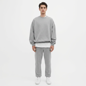 Sweat-shirt à col rond surdimensionné personnalisé 360 GSM, sweat-shirt en coton à col rond et sweat-shirts à capuche, sweat-shirt à épaules tombantes vierge - Product Image 1
