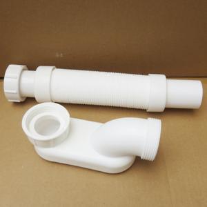 Rétention <span class=keywords><strong>d</strong></span>'<span class=keywords><strong>eau</strong></span> de vidange de baignoire en plastique télescopique et anti-odeur pour l'accès transfrontalier de salle de bain - Product Image 2