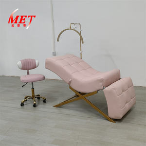 Diseño creativo de la nueva cama rosa de rímel PU cuero Salón facial cama de masaje al por mayor - Product Image 3