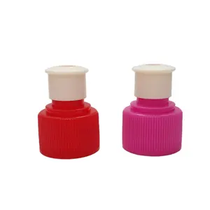 packaged juice complementary food suction mouth push pull cap Universal plastic screw cover plastic cap