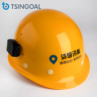 Casque de sécurité avec suivi personnel RTLS, compatible IIoT, balise iBeacon, précision de 0,1 à 1 m, fréquence de rafraîchissement réglable pour la construction