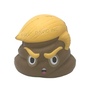 Unisex Squishy Cartoon Poop Anti-Stress <b>Balls</b> Kid's Promotional Foam PU Stress Toys Play <b>Squeezing</b> Customizable Logo - Product Image 1