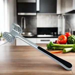 Hot Sale Durable Zinc Alloy Meat Hammer Steak Tenderizer Tool For Meat Poultry Tenderizing