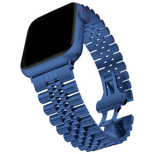 CM Usine En Gros Bonne Texture De Luxe D'affaires En Acier Inoxydable <span class=keywords><strong>Bracelet</strong></span> De Poignet En Métal pour <span class=keywords><strong>Apple</strong></span> <span class=keywords><strong>Watch</strong></span> Série 9 <span class=keywords><strong>8</strong></span> 7 6 5 4 3 2 SE - Product Image 4