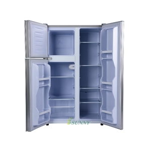Мини-холодильники от производителя по хорошей цене, Солнечный холодильник с морозильной камерой, 12 В постоянного тока, 2 двери, вертикальные холодильники на солнечной энергии - Product Image 4