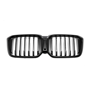 Parrilla Negra Brillante de Una Sola Línea para BMW X3 G01, Modelos 2022-2024, Pieza de Mejora para Parachoques Delantero - Product Image 3