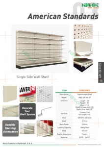 Étagères industrielles réglables Highbright pour les magasins de quincaillerie, avec un grand espace pour les outils et le stockage - Product Image 4