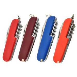 Navaja multifuncional pequeña de acero inoxidable, 13 en 1, plegable, tipo suiza, para camping, regalo, para exteriores, práctica. - Product Image 5