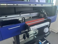 Nouvelle imprimante DTF UV Acetek 3D pour broderie en rouleau avec encre UV pour étiquettes de vêtements, multicolore, lavable à l'eau