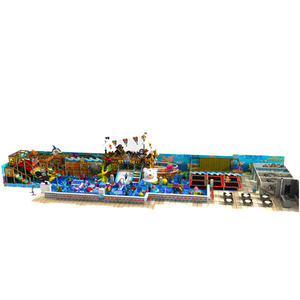 500สไลด์สวนสนุกพลาสติกสี่เหลี่ยมวัสดุ PE อุปกรณ์สนามเด็กเล่นในร่มเพื่อความสนุกสนานในมาเลเซีย - Product Image 1