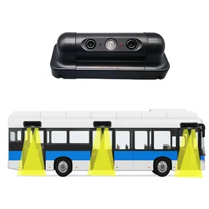 HPC168 버스 승객 흐름 통계 지붕 마운트 승객 카운터 3D 버스 사람 카운터 센서 승객 계산 장치