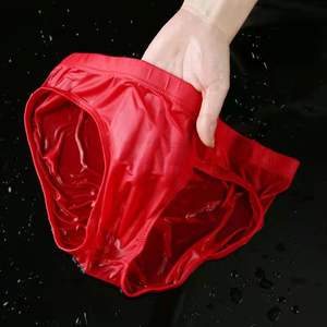 Fournisseur d'usine Nouveaux caleçons pour hommes avec soie glacée <span class=keywords><strong>ultra</strong></span> douce Sexy taille basse Mini string <span class=keywords><strong>transparent</strong></span> <span class=keywords><strong>Bikini</strong></span> pour M-3XL - Product Image 4