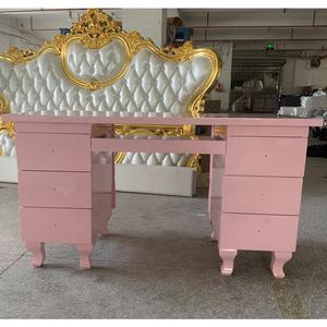 Table de Manucure de Salon de Manucure Meubles de Beauté pour Ongles avec Ventilateur d'Échappement lumière de Luxe - Product Image 6