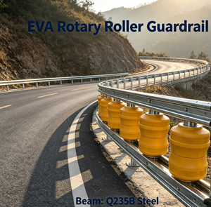 Barrera de Seguridad Rotatoria EVA Q235B, Barrera de Seguridad Tipo W para Carreteras y Curvas - Product Image 1