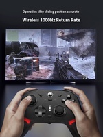 Gamesir Cyclone 2 Gamepad, Control de Juego Inalámbrico Tri-Modo BT con Sensor Hall Lineal para PC, Android, iOS, Switch, Steam