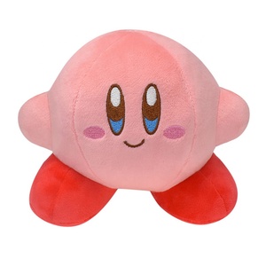 6 estilos de estrella de Anime Rosa esponjosa para <span class=keywords><strong>Kirby</strong></span>, juguetes de peluche, muñeco de peluche suave, PP almohada con relleno de algodón, decoración de habitación - Product Image 1