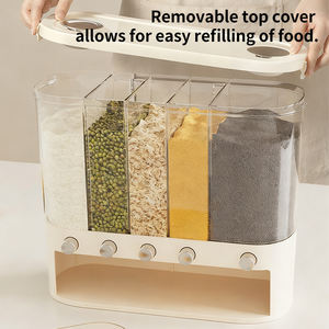 ที่จัดระเบียบอาหารแบบติดผนัง 2 ชั้น 5 ช่อง ประหยัดพื้นที่ สำหรับเก็บของในครัว ขายดีที่สุด - Product Image 4