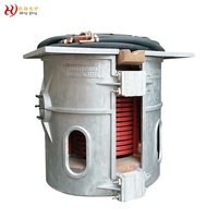 Four à induction industriel de 5 tonnes pour la fusion des métaux ferreux et non ferreux pour le cuivre, l'acier, le fer, l'aluminium et divers métaux
