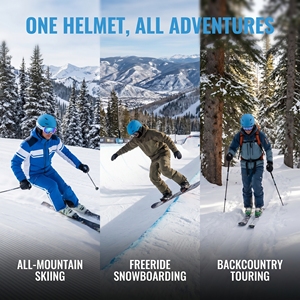 Casque de sécurité VMAXET MS-SY067 DUAL SPORT pour le <span class=keywords><strong>ski</strong></span> et les activités de plein air avec cache-oreilles respirant, ajustement réglable, matériau ABS+EPS, utilisation hivernale, unisexe - Product Image 3