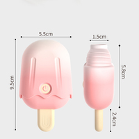 Eiscreme-förmiger Mini-Vibrator für Frauen mit USB-Aufladung und 10 Saugmodi für Klitoris- und Brustwarzen-Stimulation