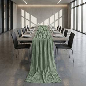Nappe <span class=keywords><strong>de</strong></span> table en <span class=keywords><strong>gaze</strong></span> froissée style bohème rustique, prête à l'emploi, pour décoration <span class=keywords><strong>de</strong></span> mariage et <span class=keywords><strong>de</strong></span> fête, taille personnalisée, plusieurs couleurs – Meilleures ventes - Product Image 6