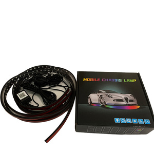 <span class=keywords><strong>Kit</strong></span> de lumières néon pour châssis de <span class=keywords><strong>voiture</strong></span> avec télécommande, étanche, application de contrôle à distance, éclairage ambiant de <span class=keywords><strong>voiture</strong></span> - Product Image 2
