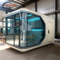 WECARE 5.5*3.3*2.4m capsule maison espace commercial capsule lit maison capsule espace capsule mobile home